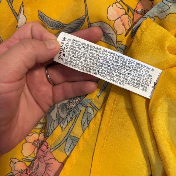 Go-Go Girl Floral Mini Dress Womens Boho Cottagecore Romantic NWT Festival Fall - Picture 9 of 9